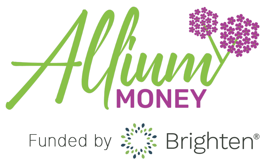 Allium funded by brighten logo